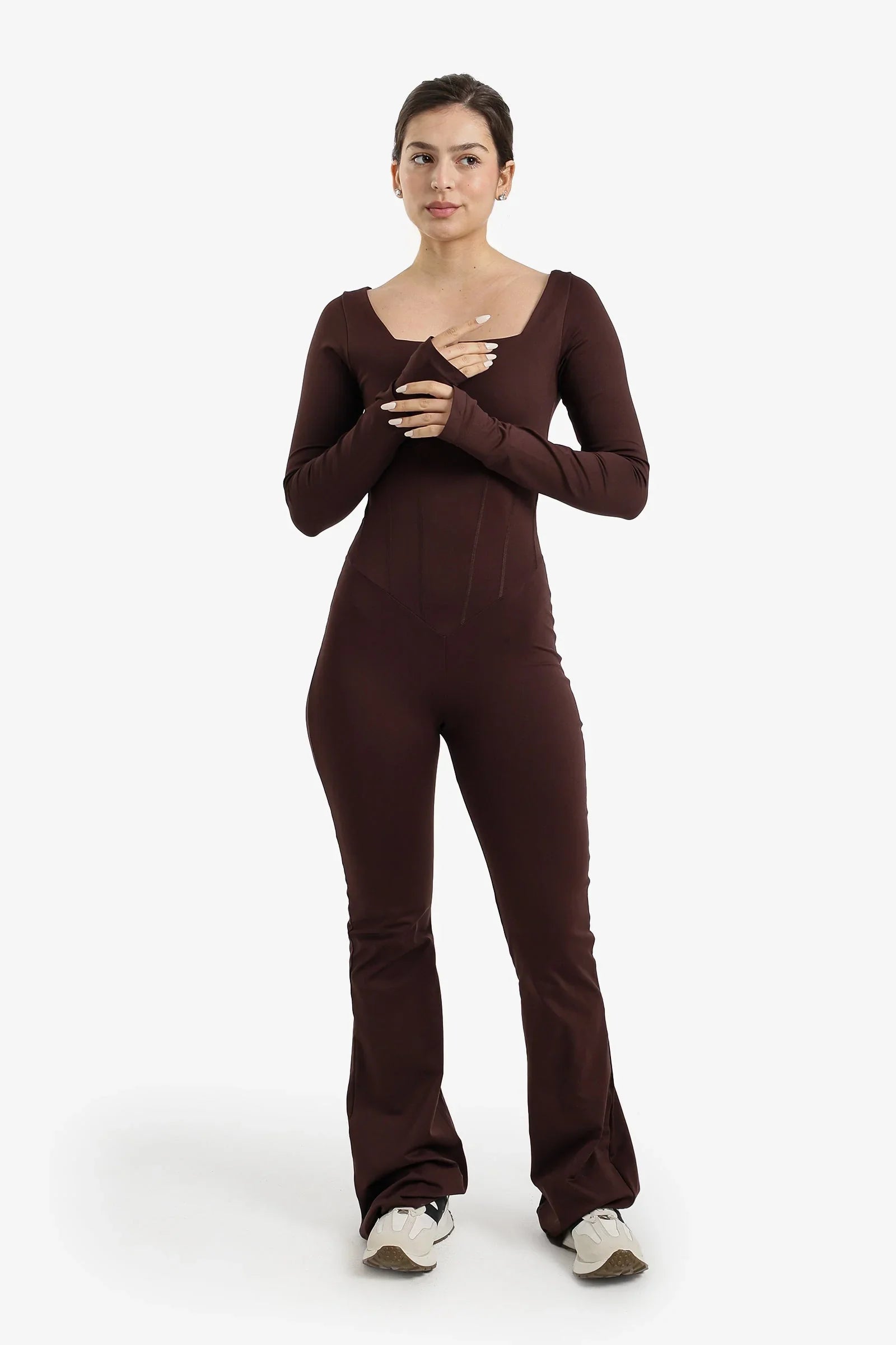 Carina - Square-Neck Jumpsuit 1