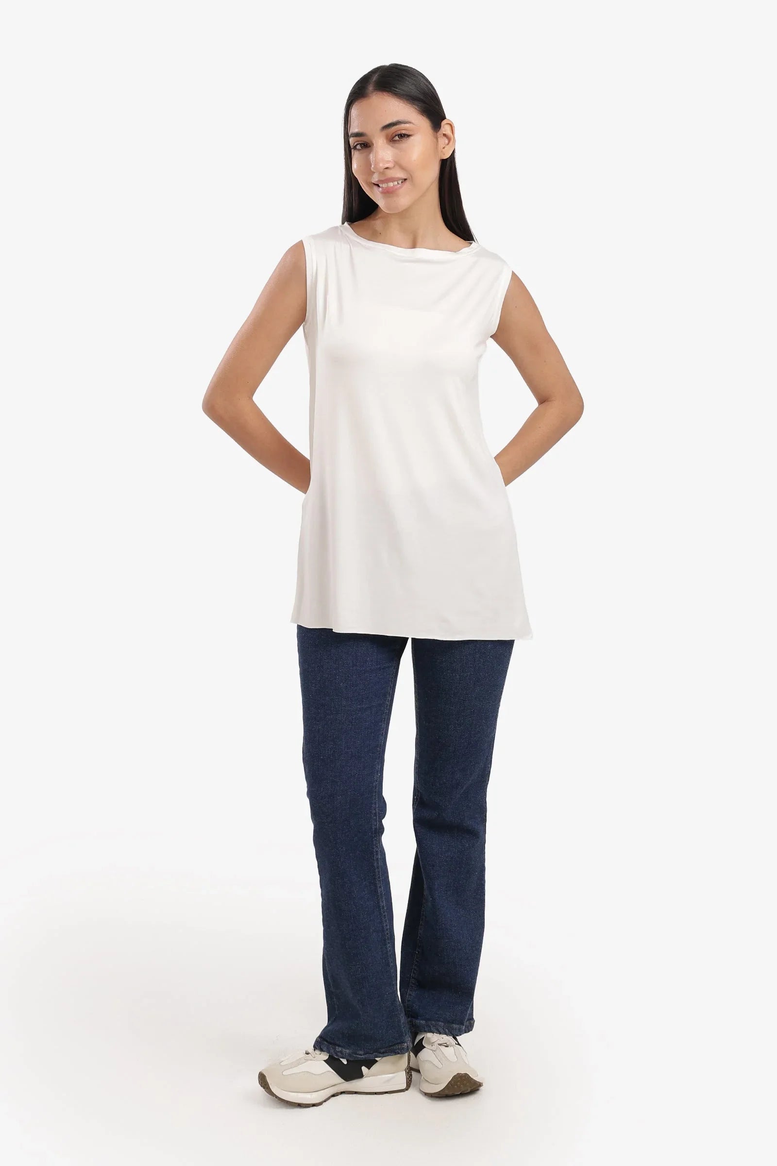 Carina - Boat Neck T-Shirt 17