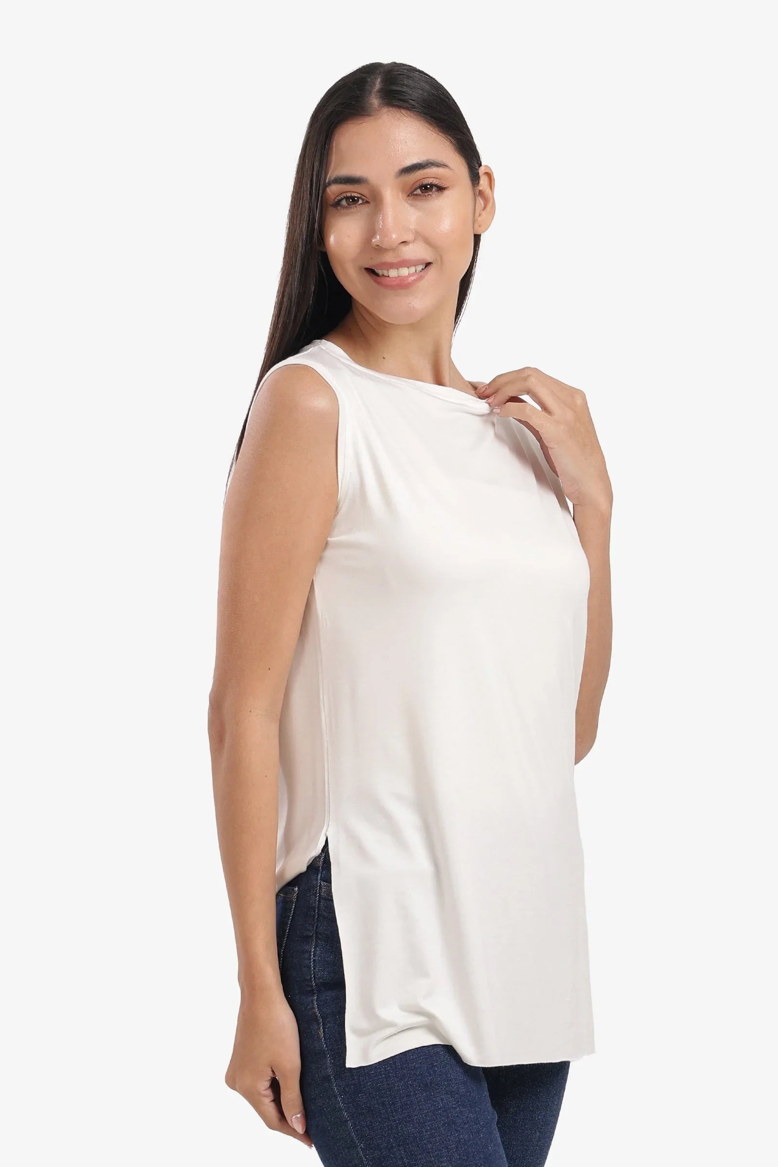 Carina - Boat Neck T-Shirt 14