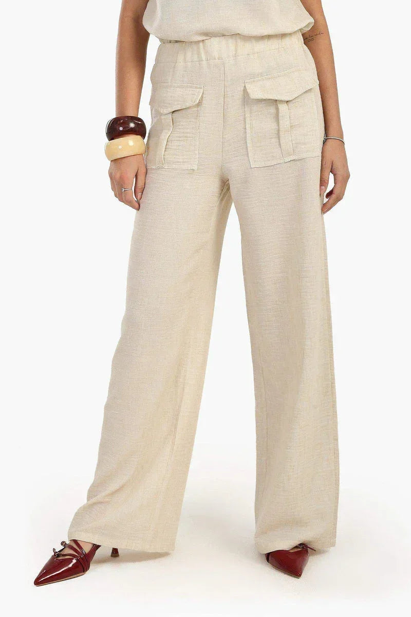 Carina - Pants with Front Flap Pockets 2