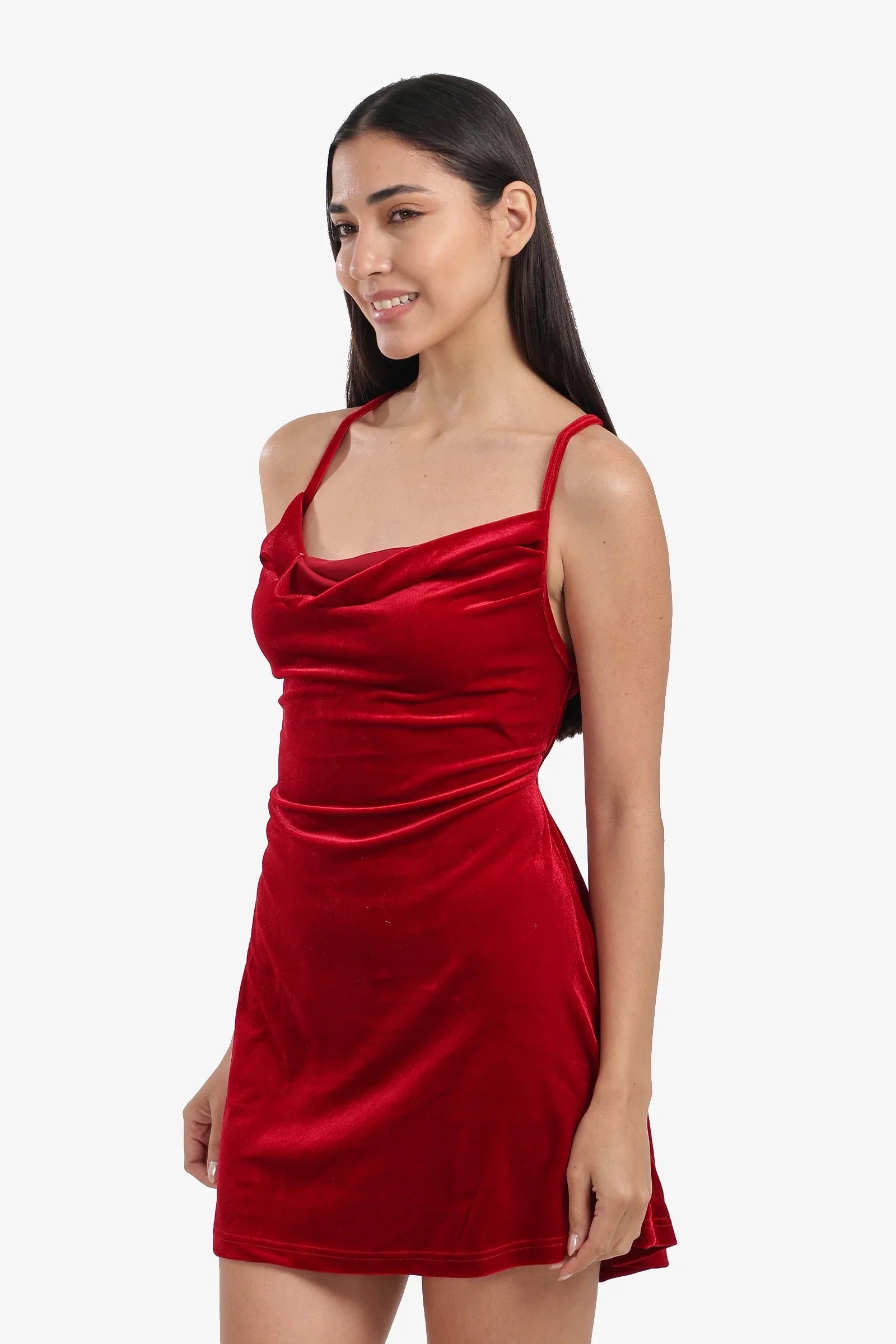 Carina - Velvet Crisscross Nightgown 10