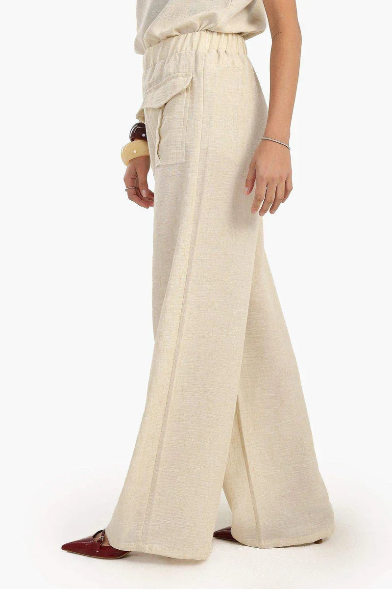 Carina - Pants with Front Flap Pockets 4