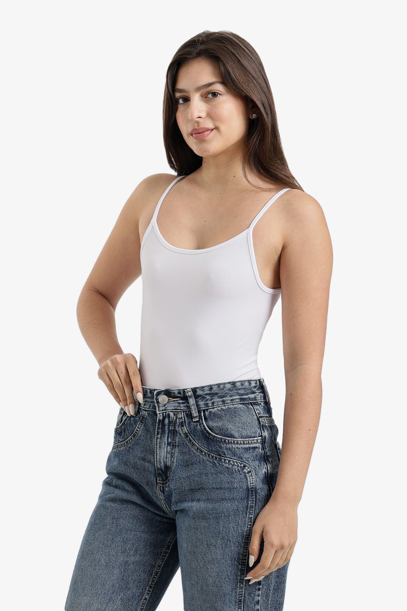 Carina - Spaghetti Strap Cami Bodysuit 4