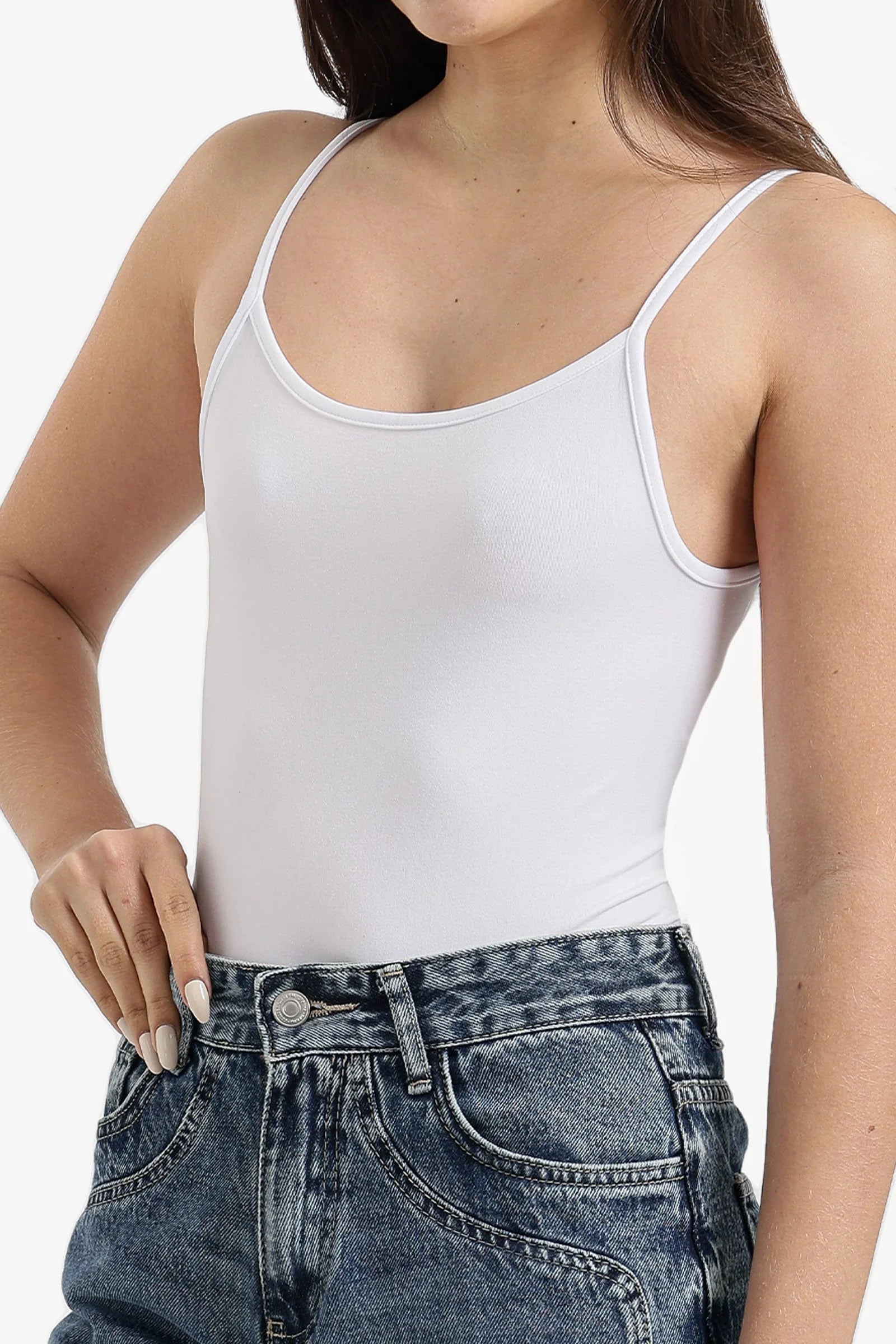 Carina - Spaghetti Strap Cami Bodysuit 7