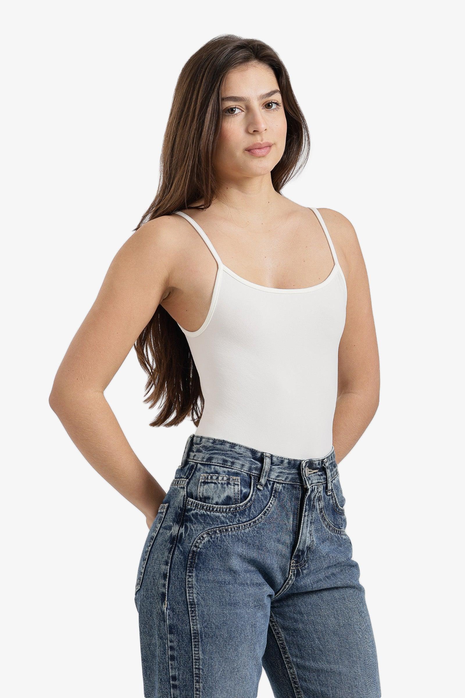 Carina - Spaghetti Strap Cami Bodysuit 14