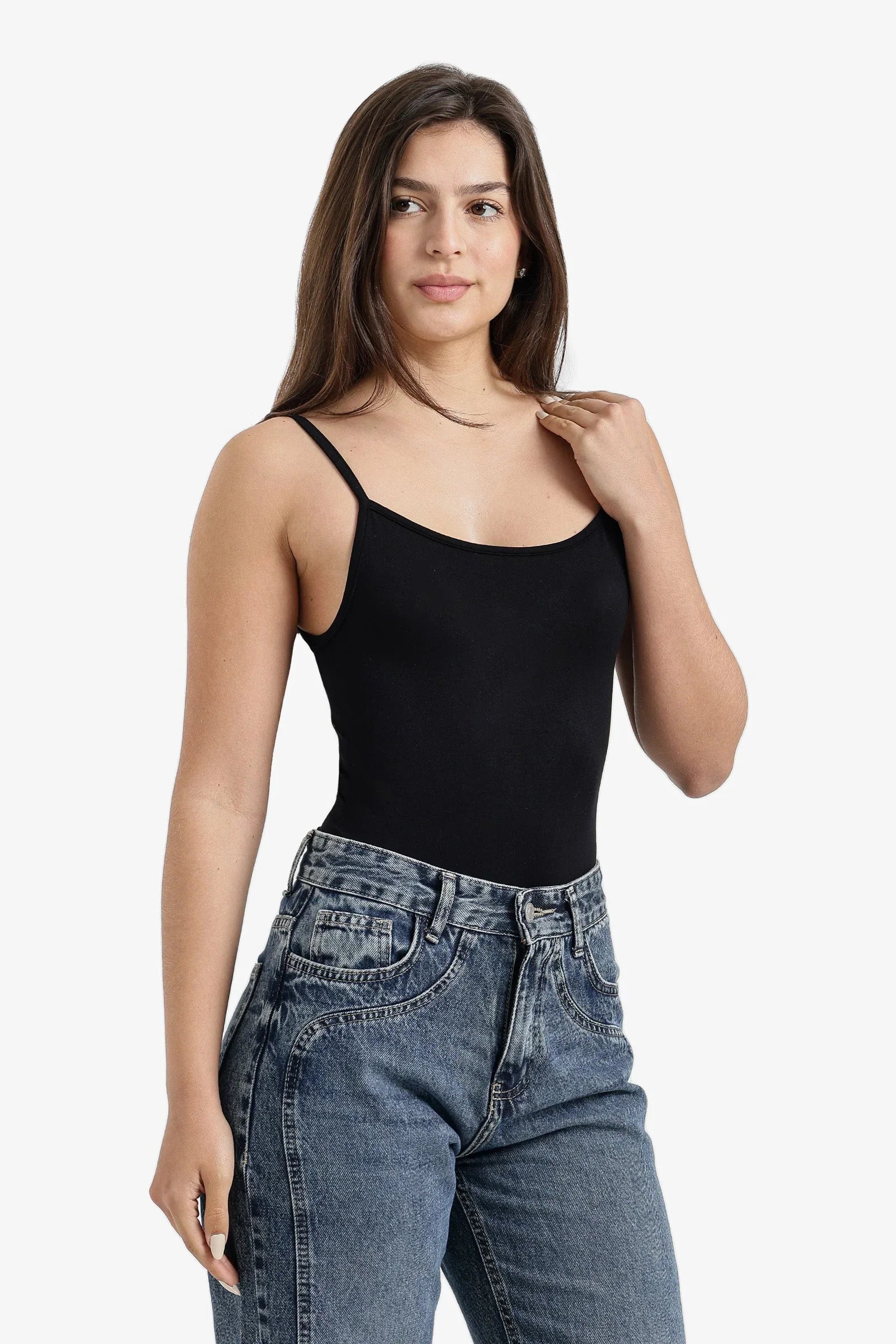 Carina - Spaghetti Strap Cami Bodysuit 11