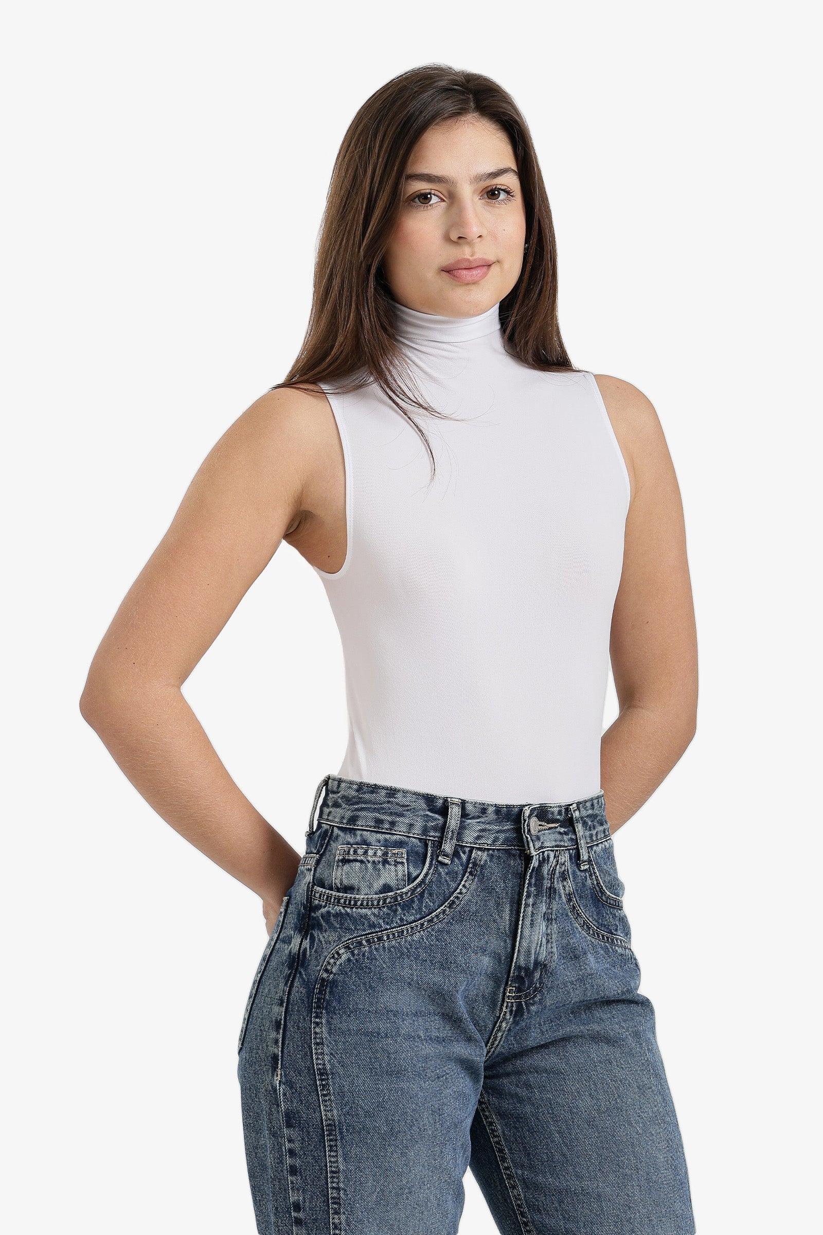 Carina - Sleeveless High Neck Bodysuit 5