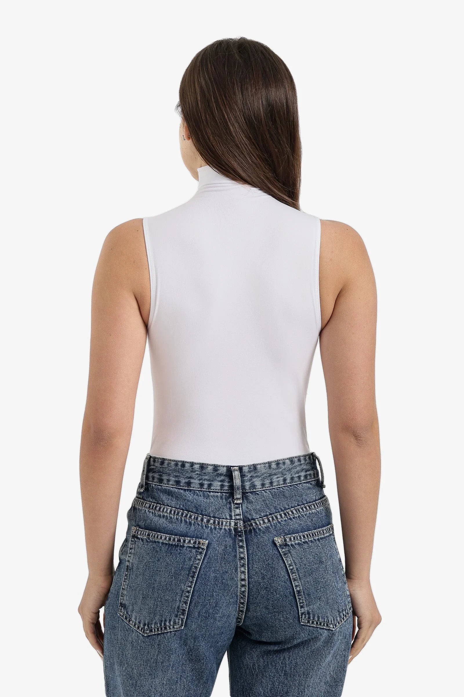 Carina - Sleeveless High Neck Bodysuit 2