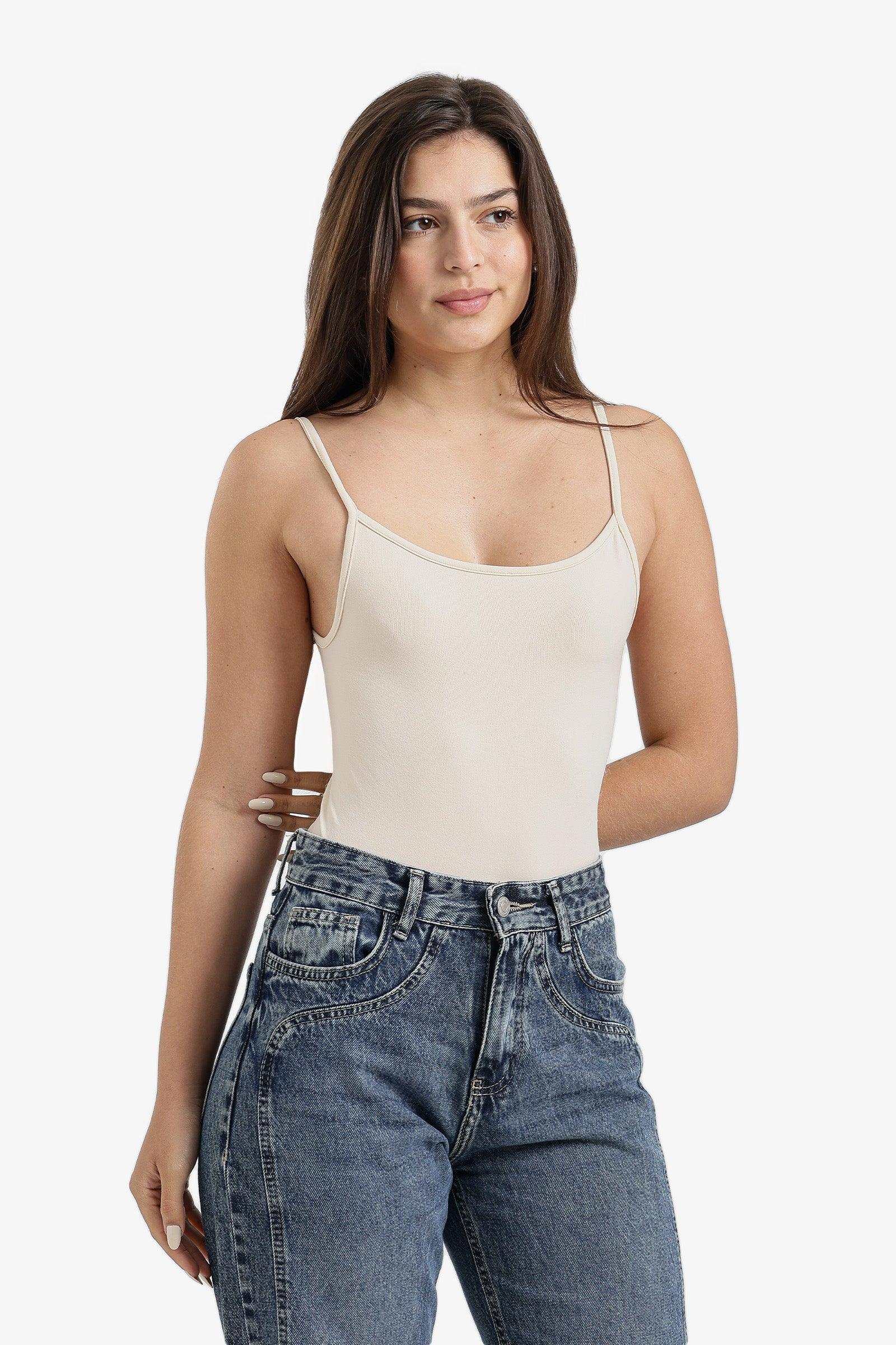 Carina - Spaghetti Strap Cami Bodysuit 16