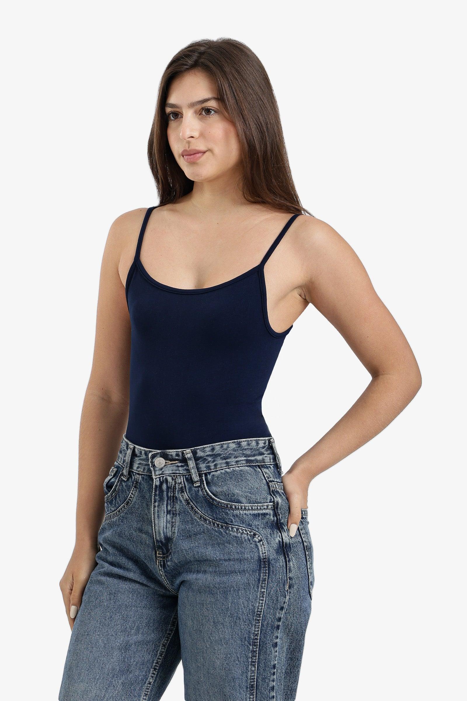 Carina - Spaghetti Strap Cami Bodysuit 2