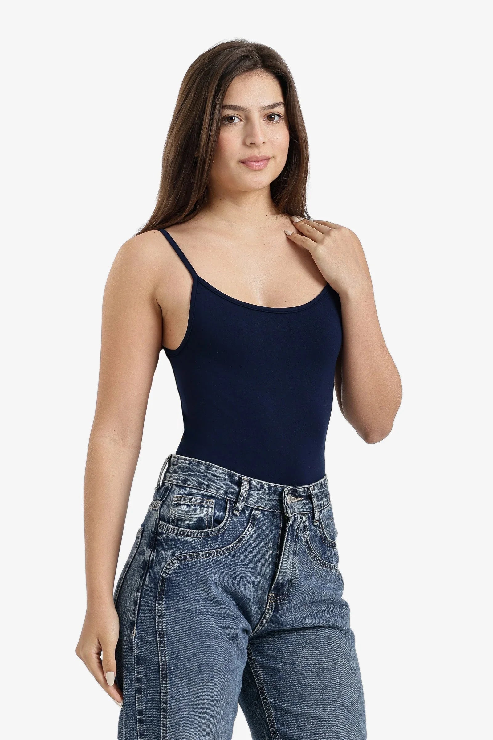 Carina - Spaghetti Strap Cami Bodysuit 1