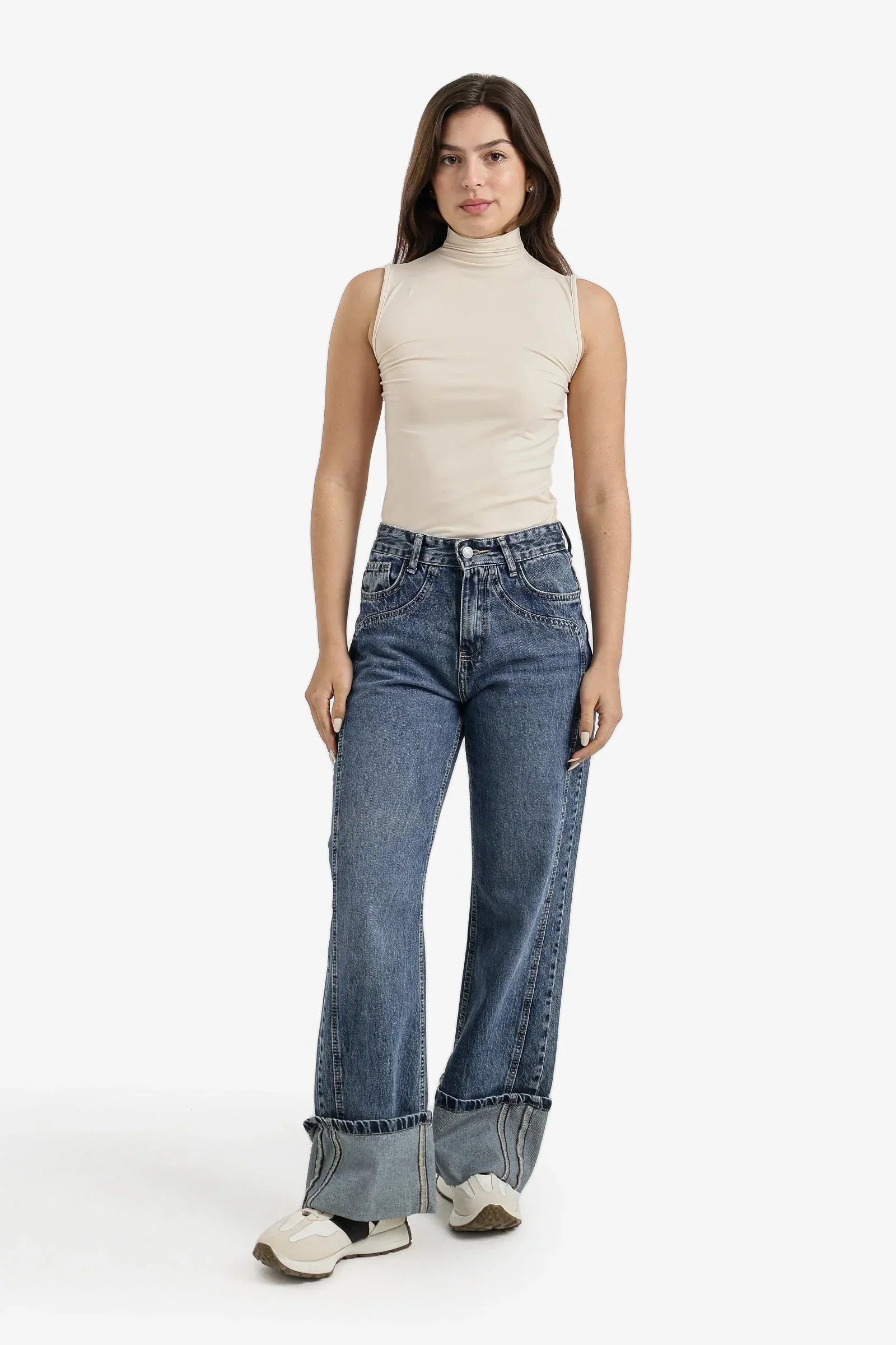 Carina - Sleeveless High Neck Top 1