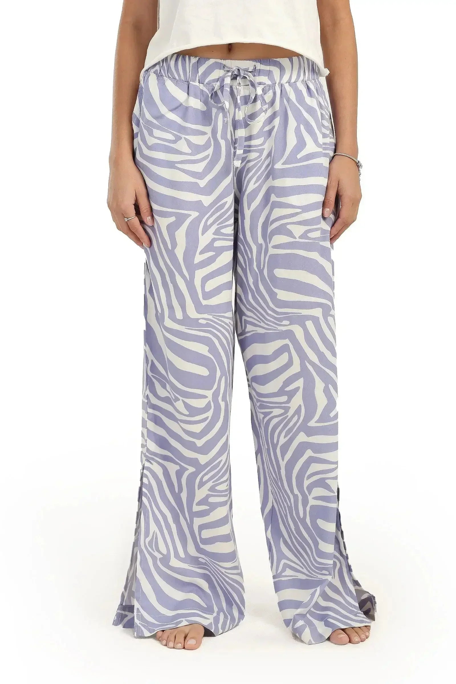 Carina - Pyjama Pants with Side Pockets 1