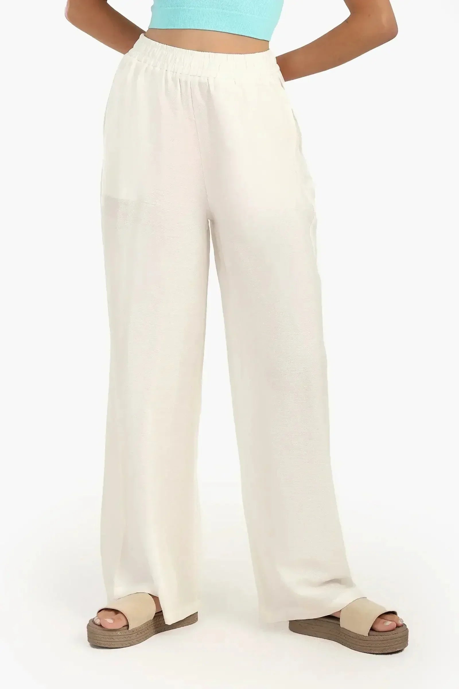 Carina - Relaxed Fit Solid Pants 1