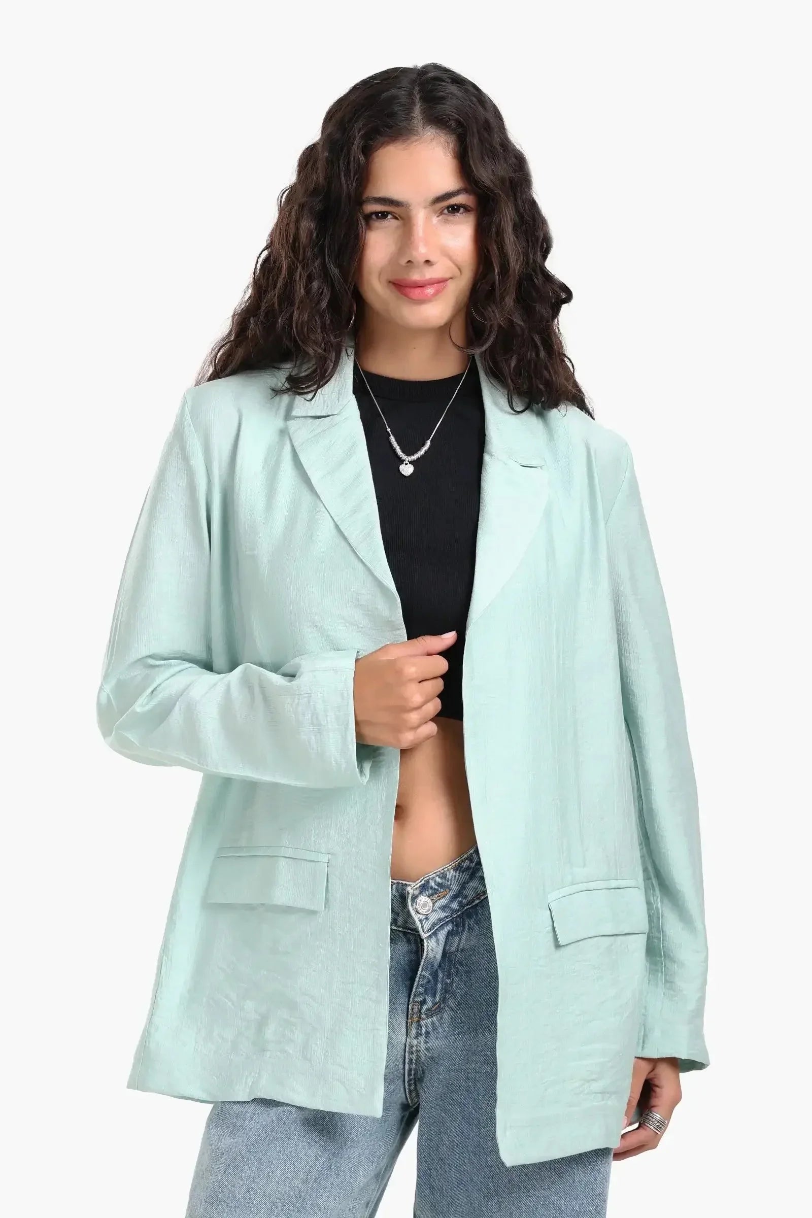 Carina - Oversized Notch Collar Blazer 2