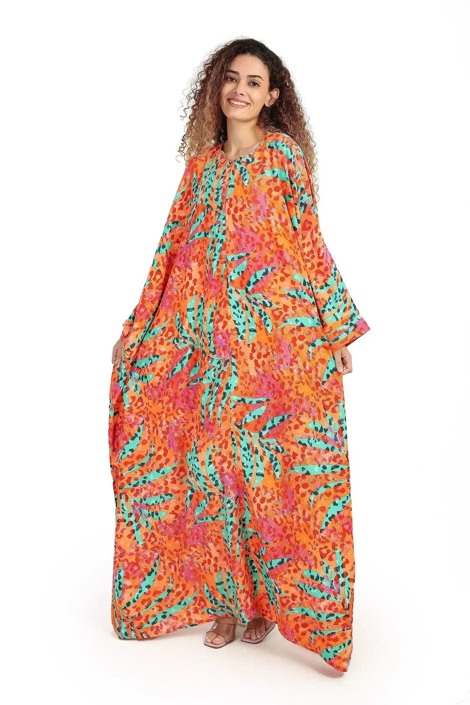 Carina - Printed Maxi Abaya 1