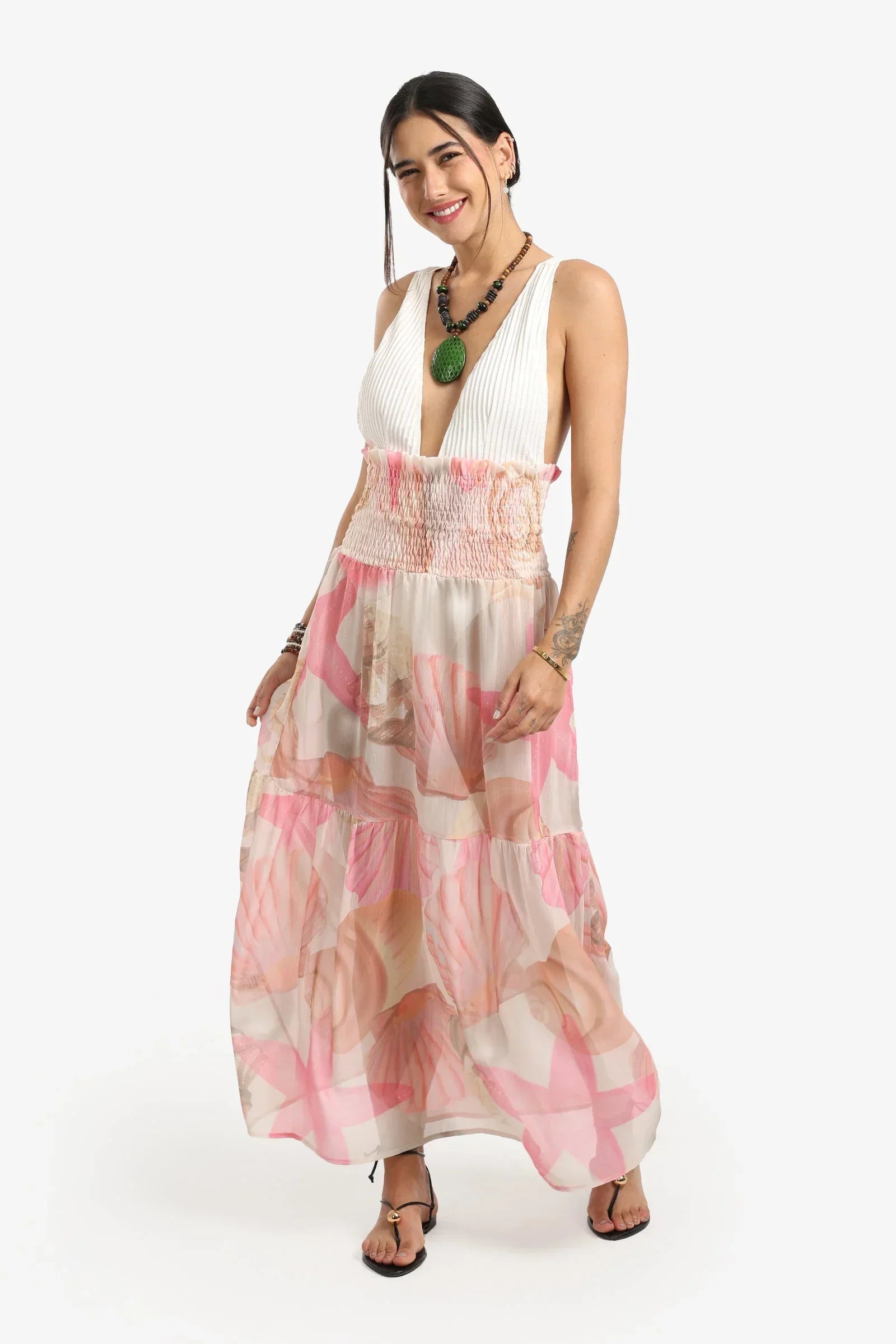 Carina - Seashell Printed Beach Skirt 1