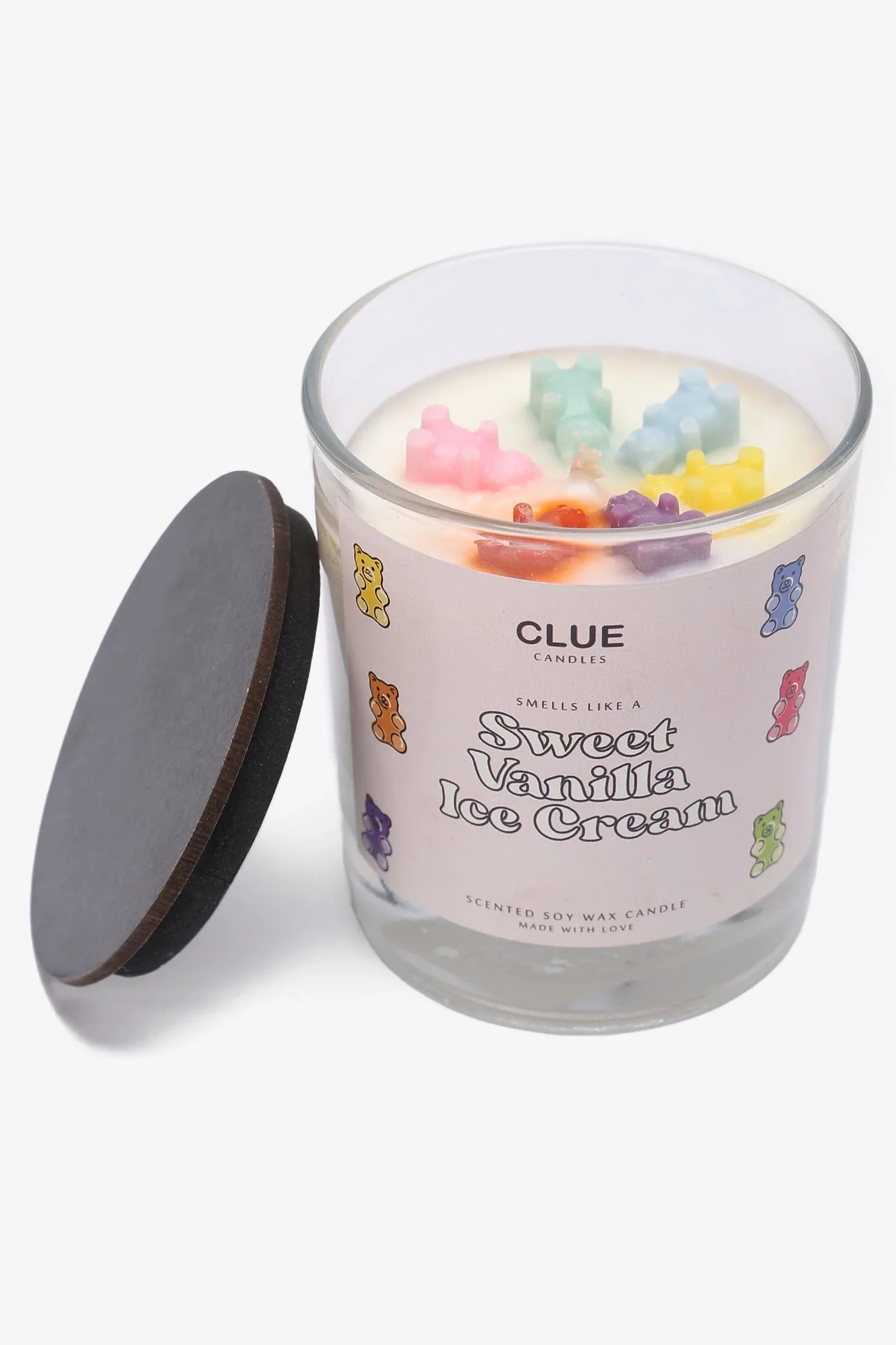 Clue - Sweet Vanilla Icecream Candle Jar - 150g 1