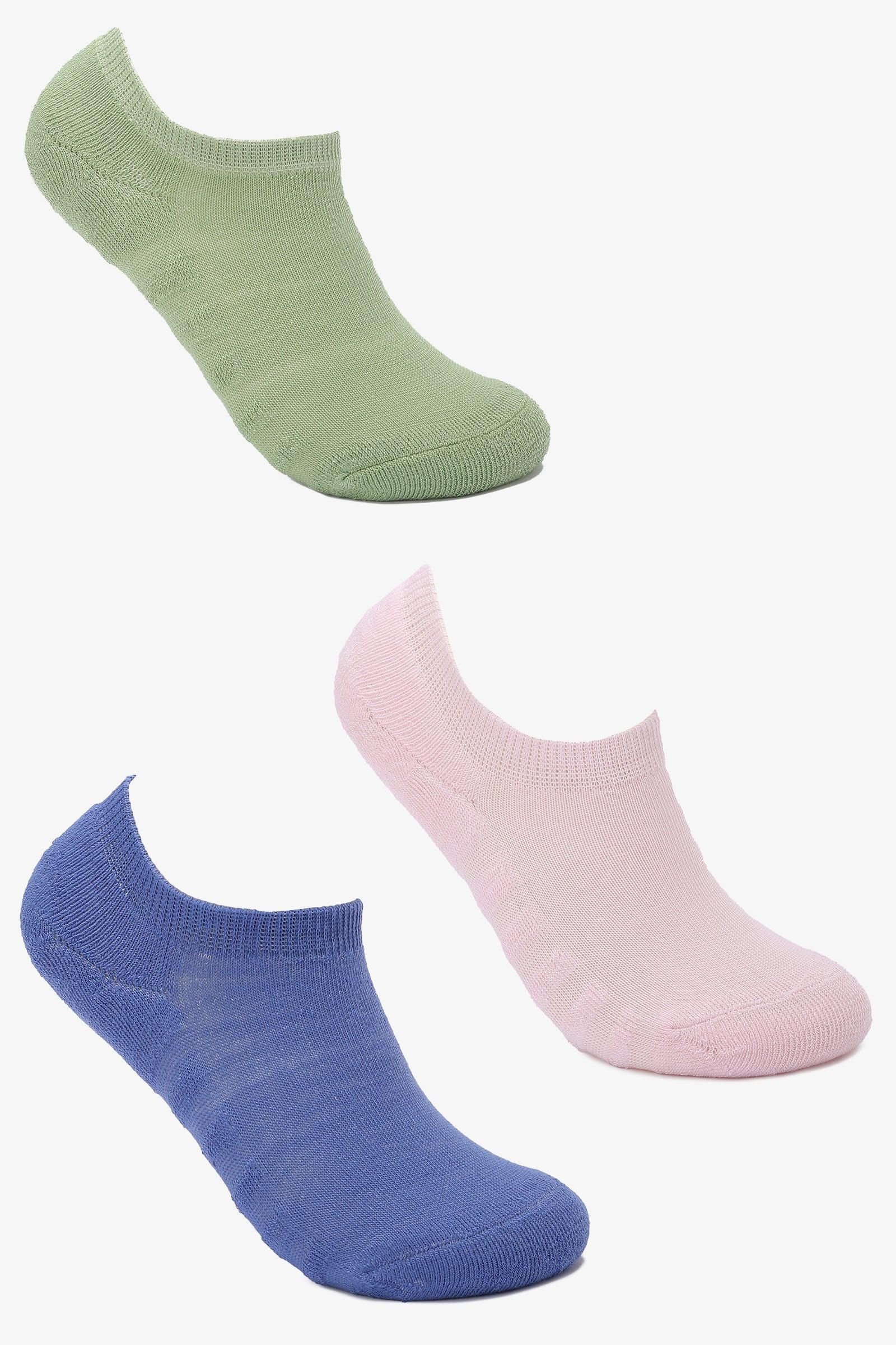 Clue - No Show Cotton Socks - 3 Pairs 1