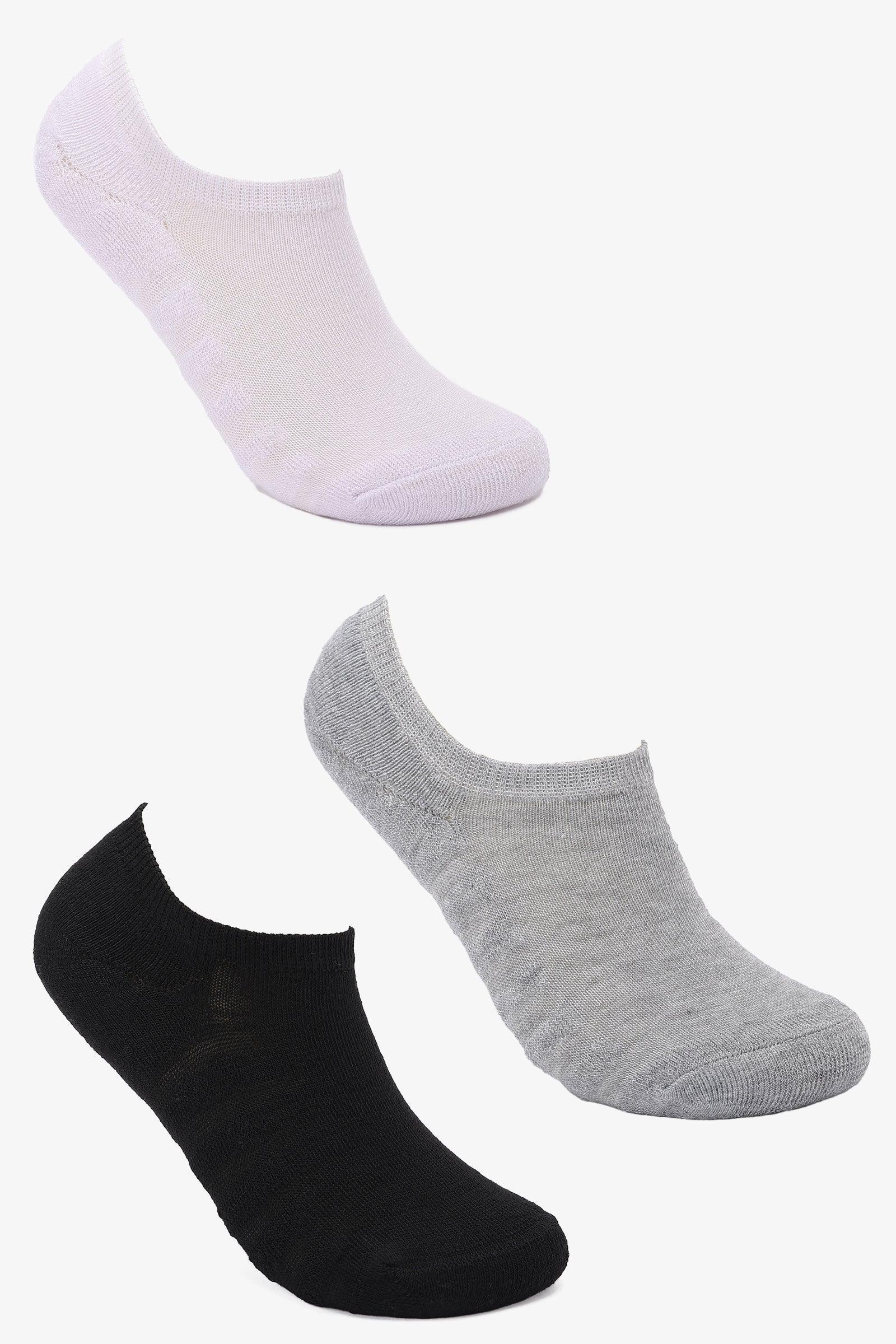 Clue - No Show Cotton Socks - 3 Pairs 2