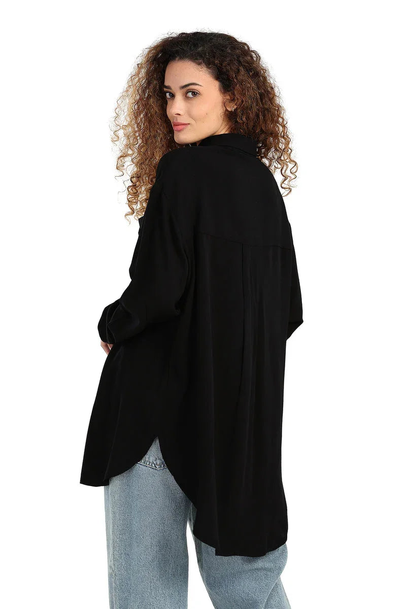 Carina - Classic Collared Lounge Shirt 5