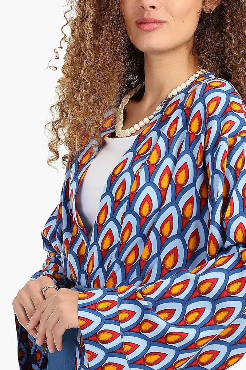 Carina - Peacock Pattern Kimono 7