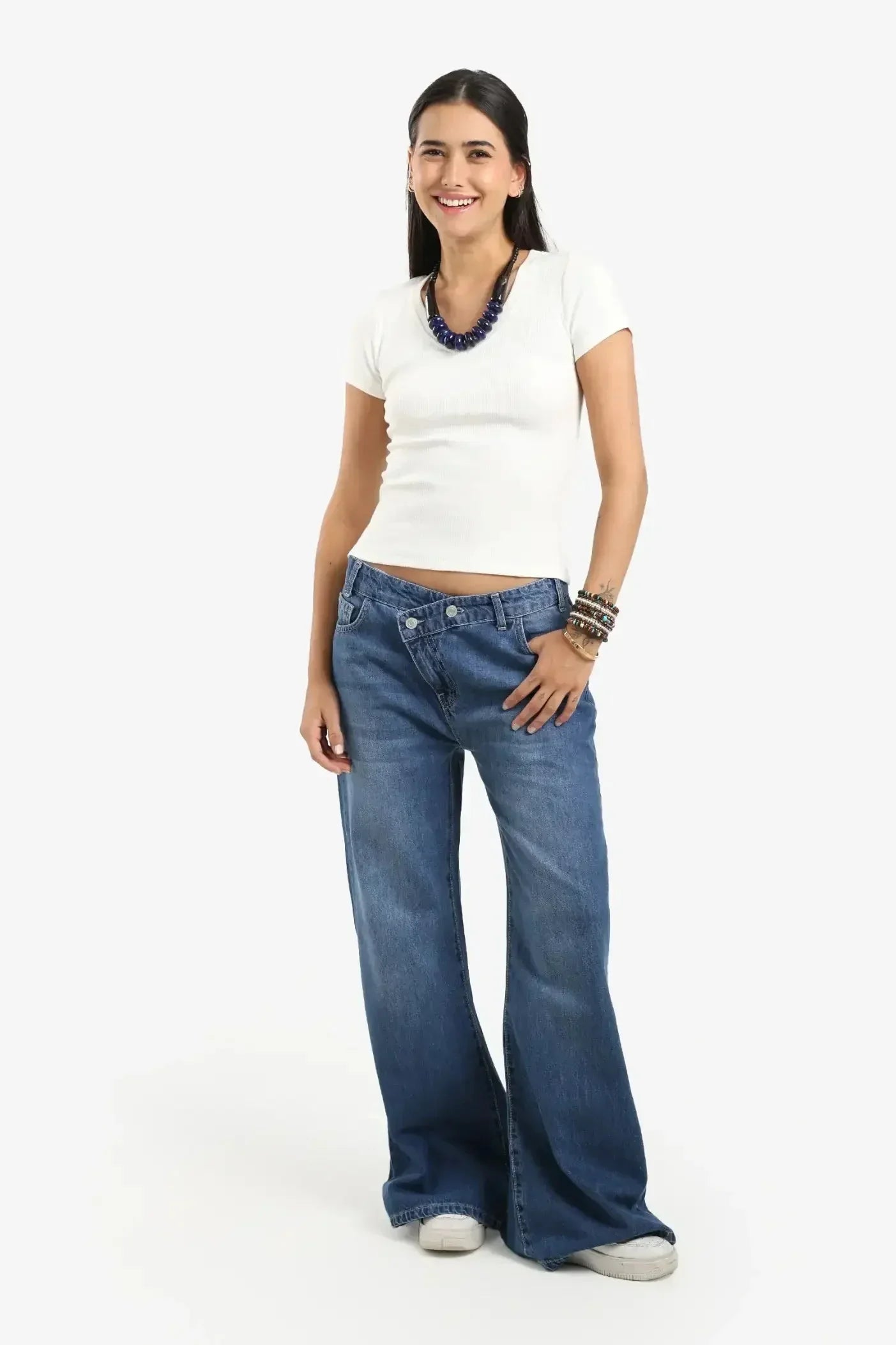 Carina - Ribbed V-Neck Fitted Top 14