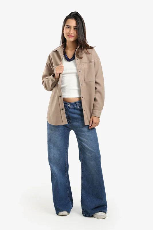 Carina - Button-Down Fleece Overshirt 2