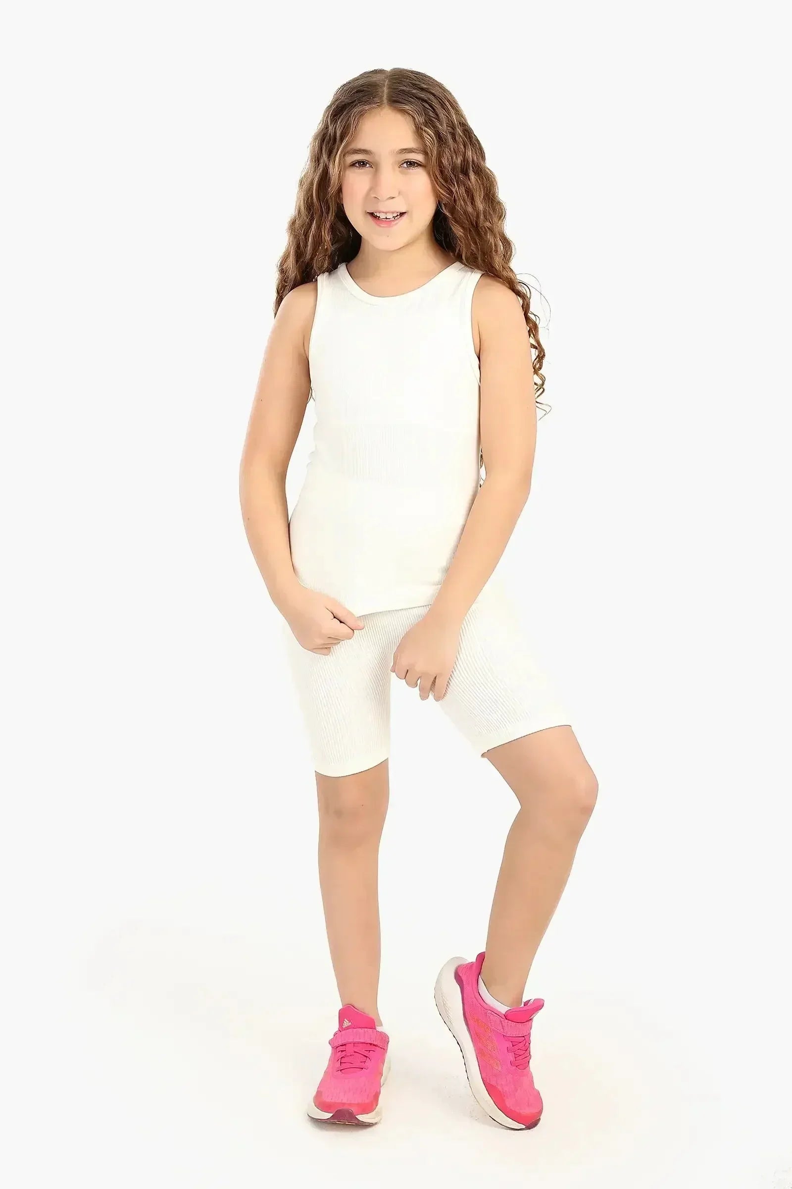 Carina - Girly Ribbed Cycling Shorts 20