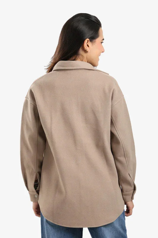 Button-Down Fleece Overshirt - Carina 8