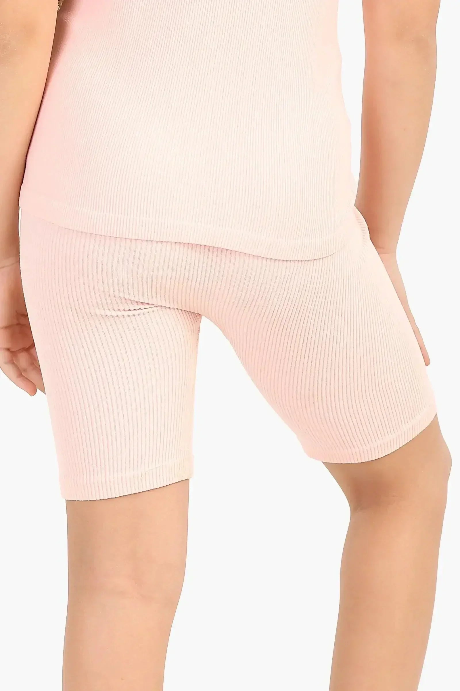 Carina - Girly Ribbed Cycling Shorts 9