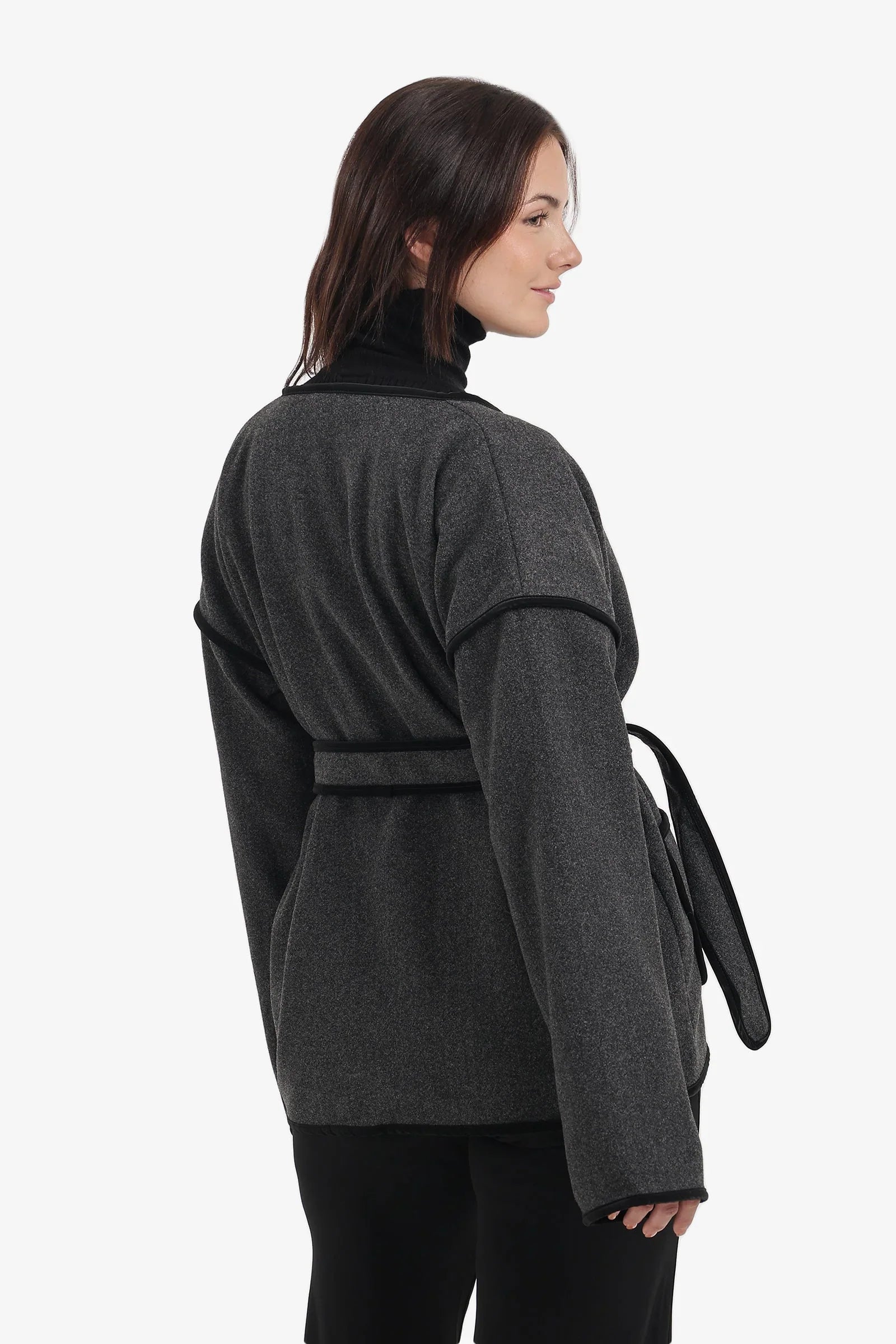 Carina - Open-Neck Wrap Jacket 1