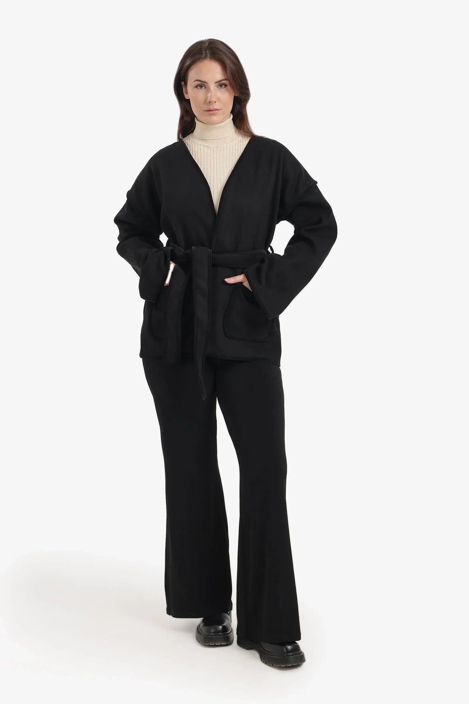 Carina - Open-Neck Wrap Jacket 9