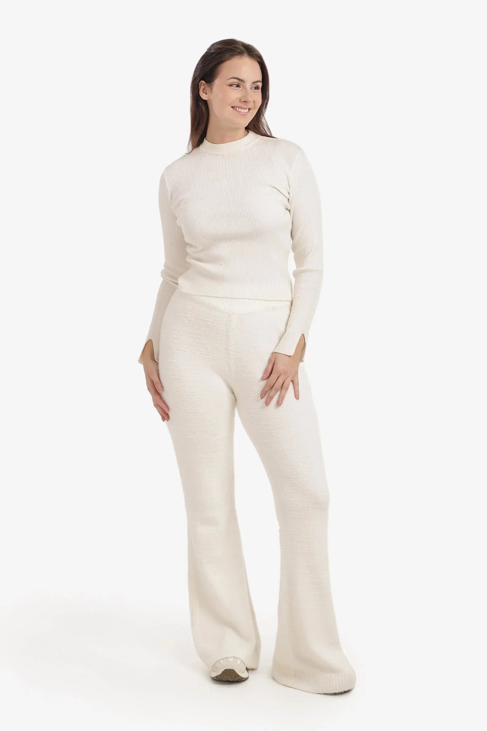 Carina - Knit Flare Lounge Pants 1