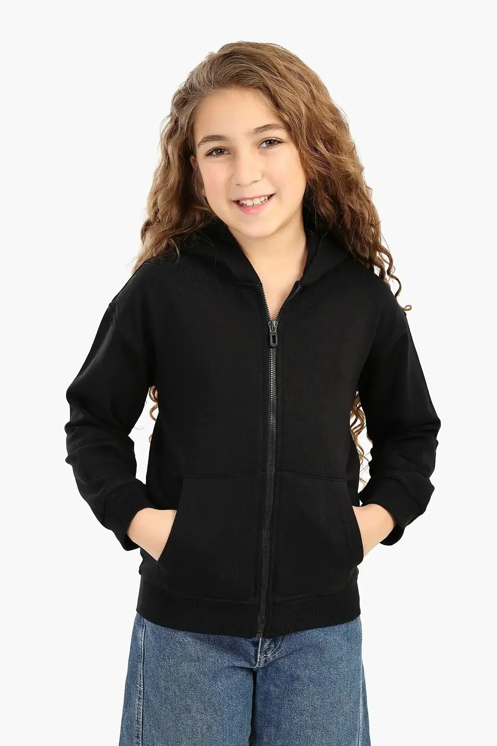 Carina - Girly Hooded Zip-Up Sweatshirt 3