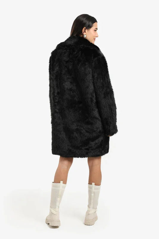 Carina - Above-Knee Sherpa Coat 5