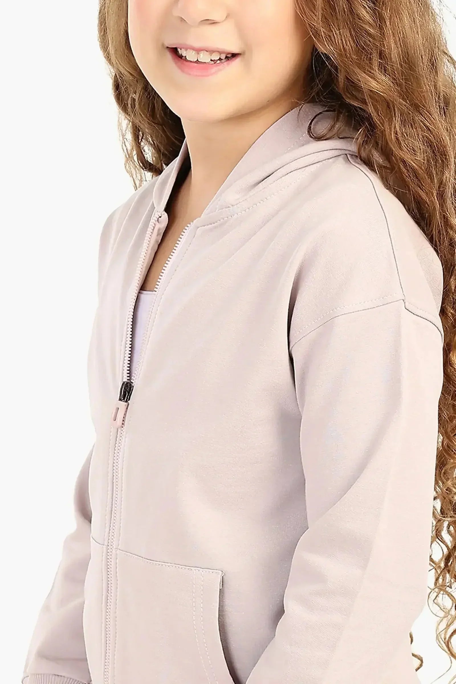 Carina - Girly Hooded Zip-Up Sweatshirt 13