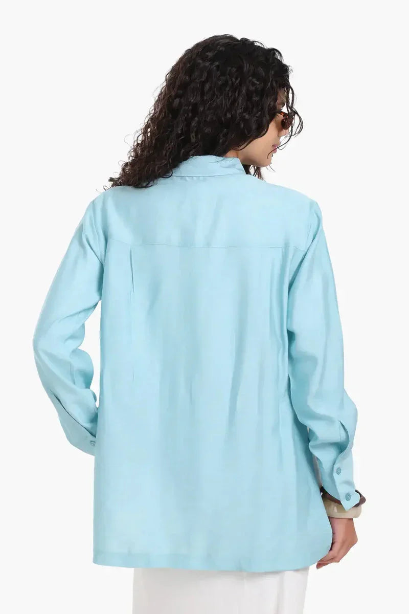 Voile Button Closure Shirt - Carina 12