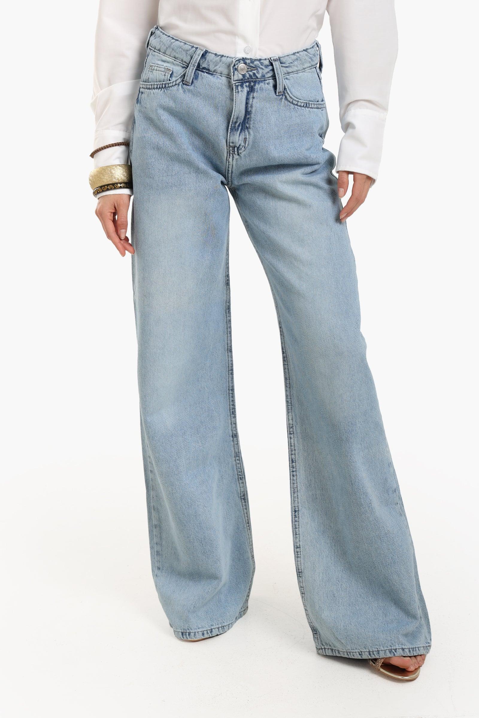 Clue - Wide Leg High Waist Jeans 1