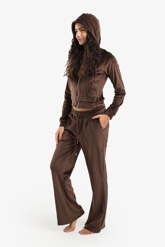 Carina - Velvet Pajama Pants