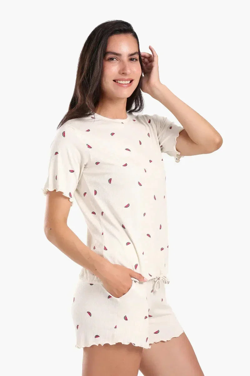 Watermelon Printed Pyjama Set - Carina 5