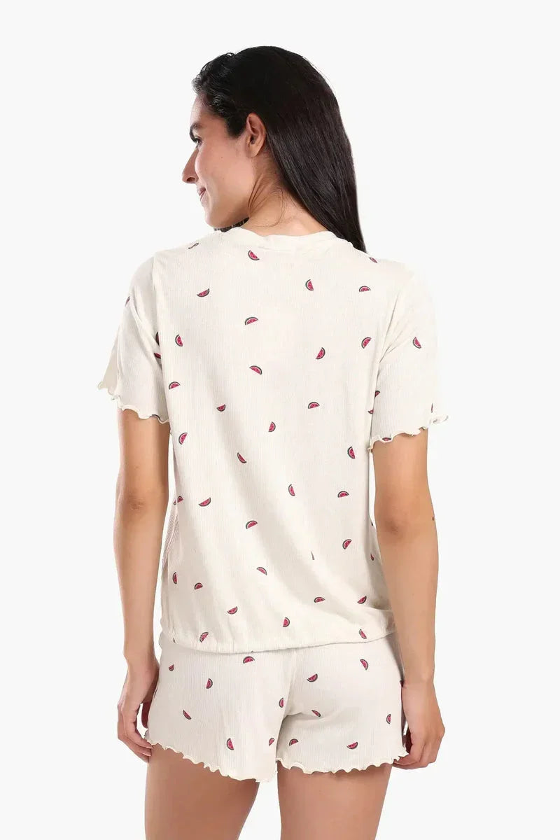 Carina - Watermelon Printed Pyjama Set 3