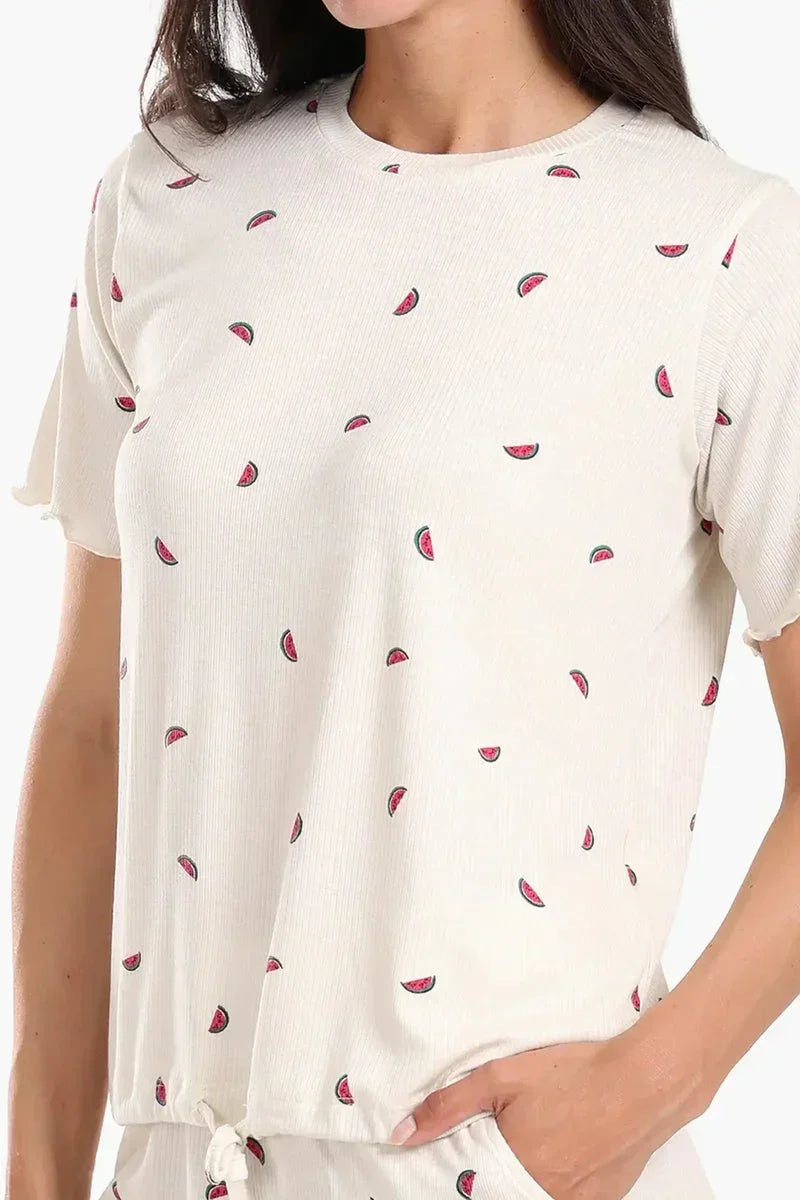 Watermelon Printed Pyjama Set - Carina 4
