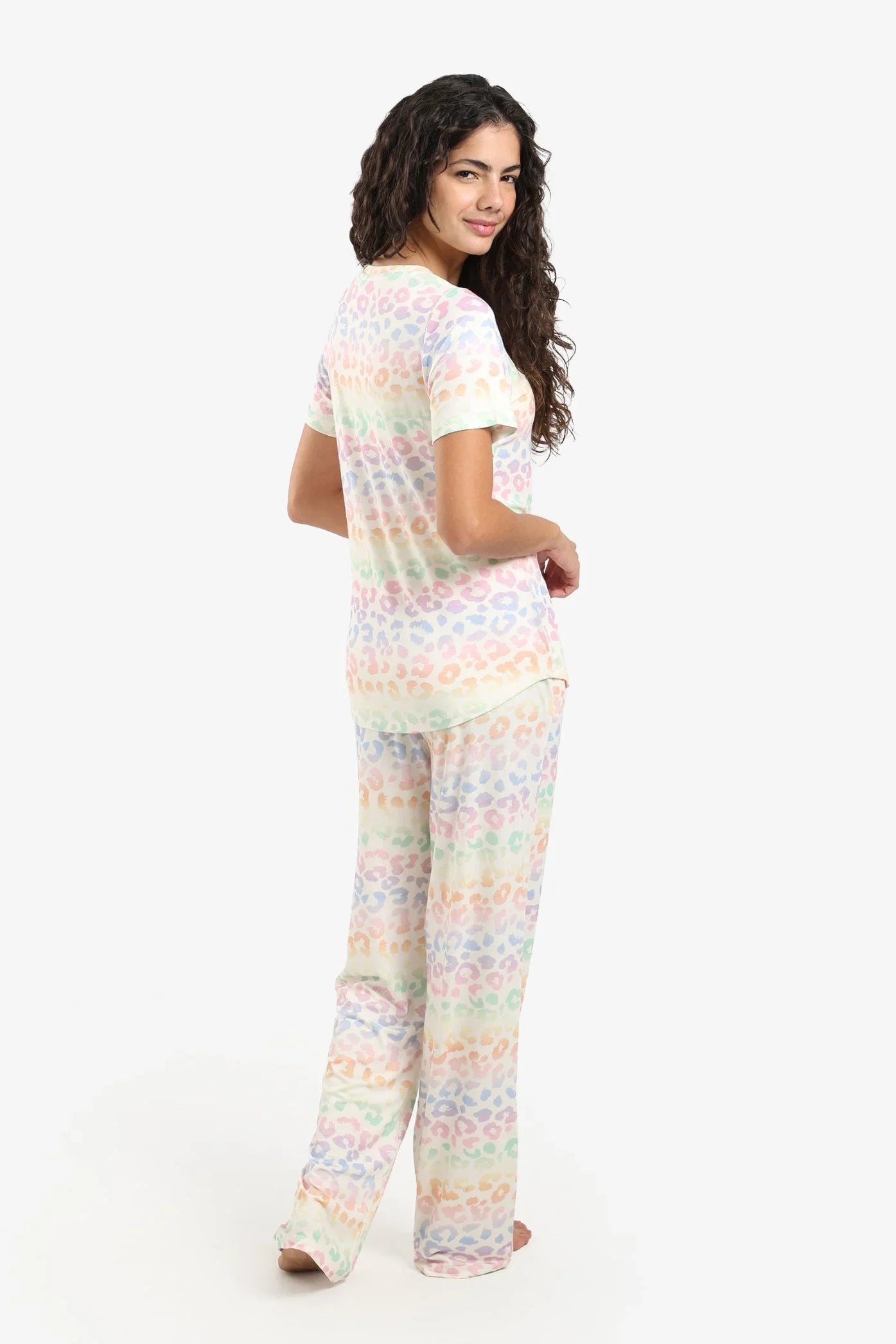 Carina - Colored Leopard Pyjama Set 3