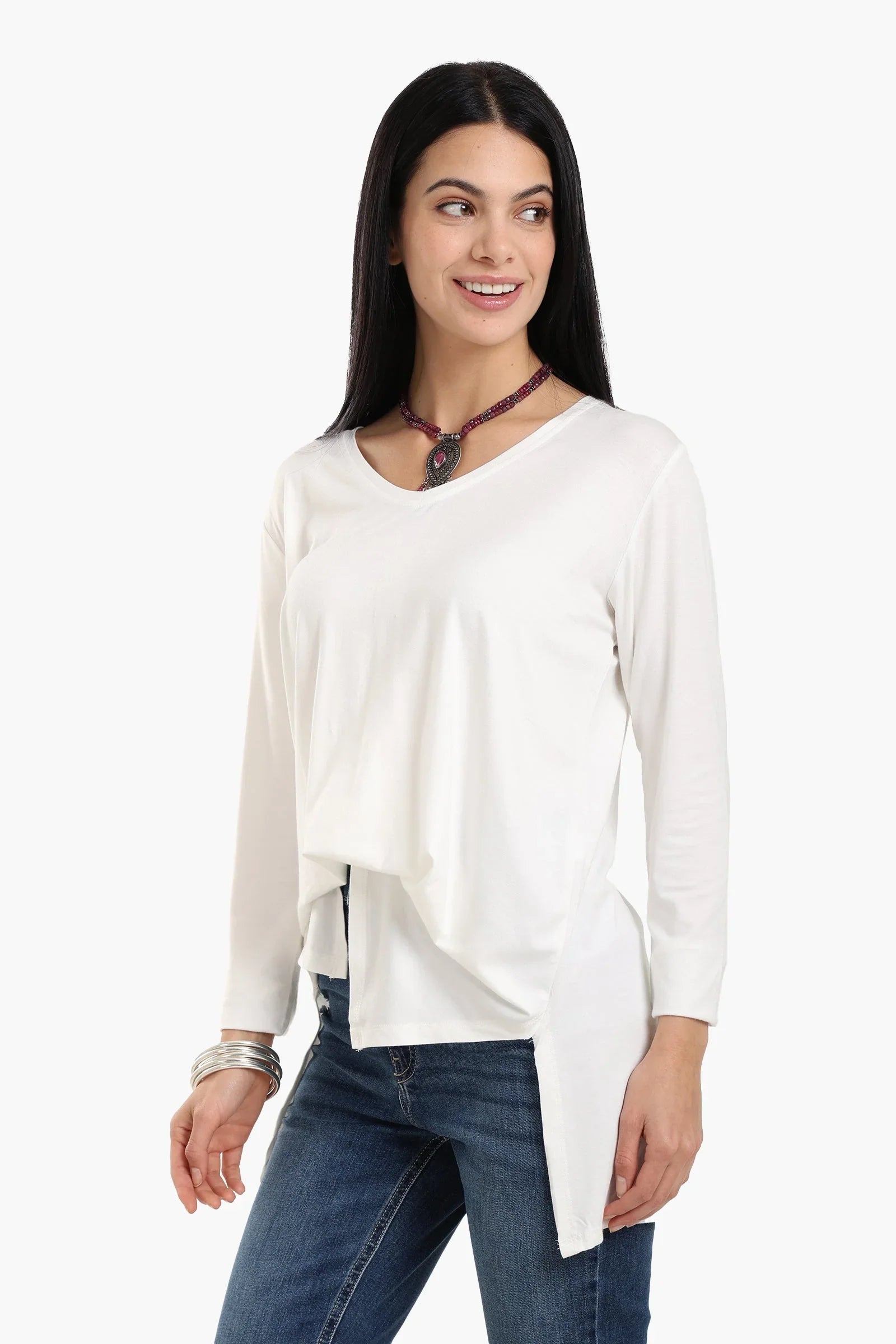 Clue - Long Sleeves Viscose Blouse 7