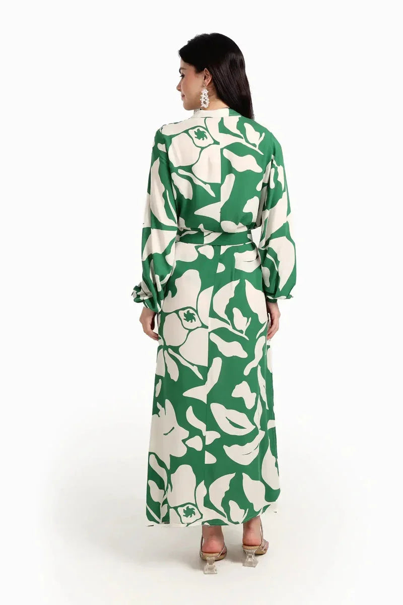 Carina - Elegant Printed Dress 3
