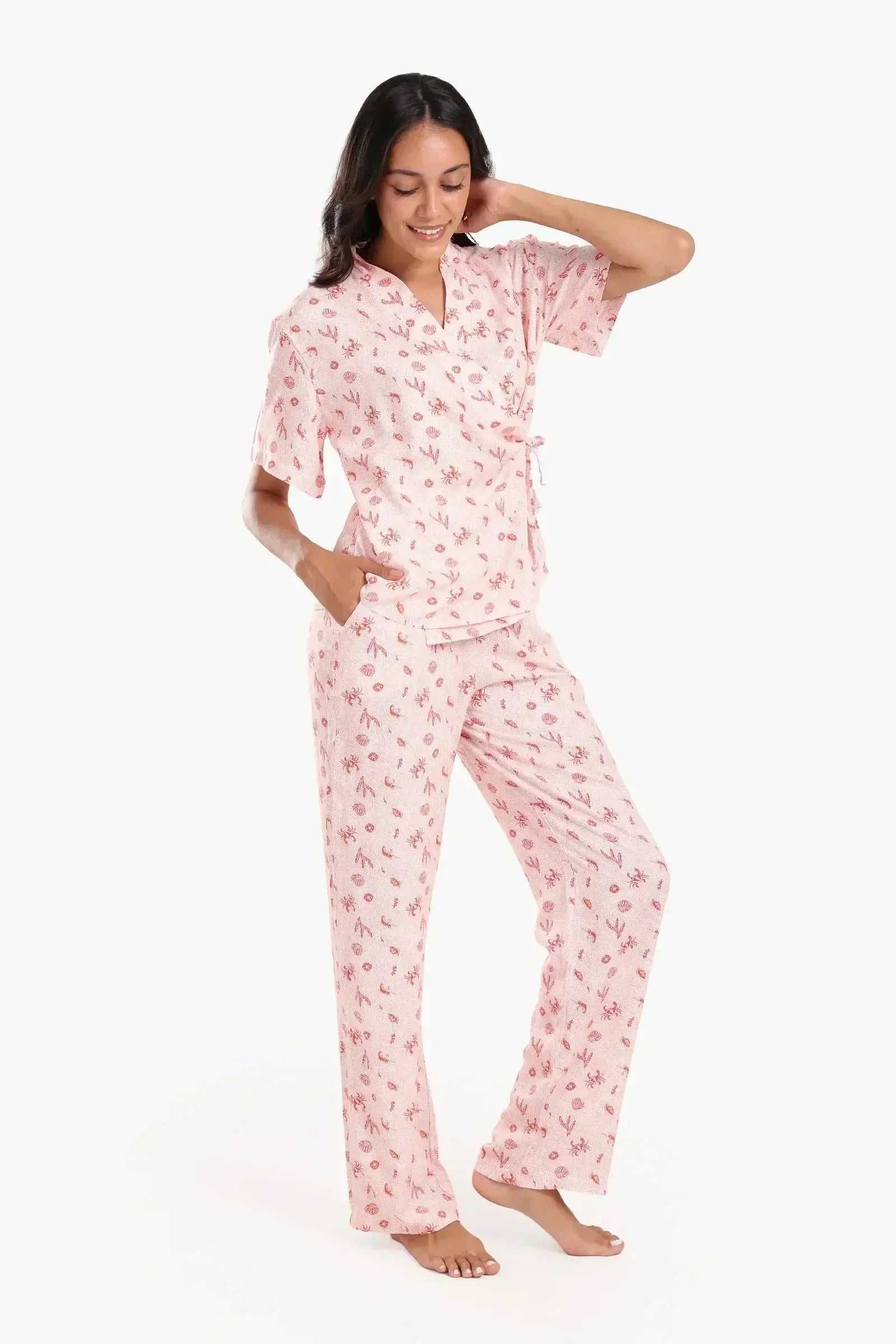 Carina - Crab & Shell Pyjama Set 2