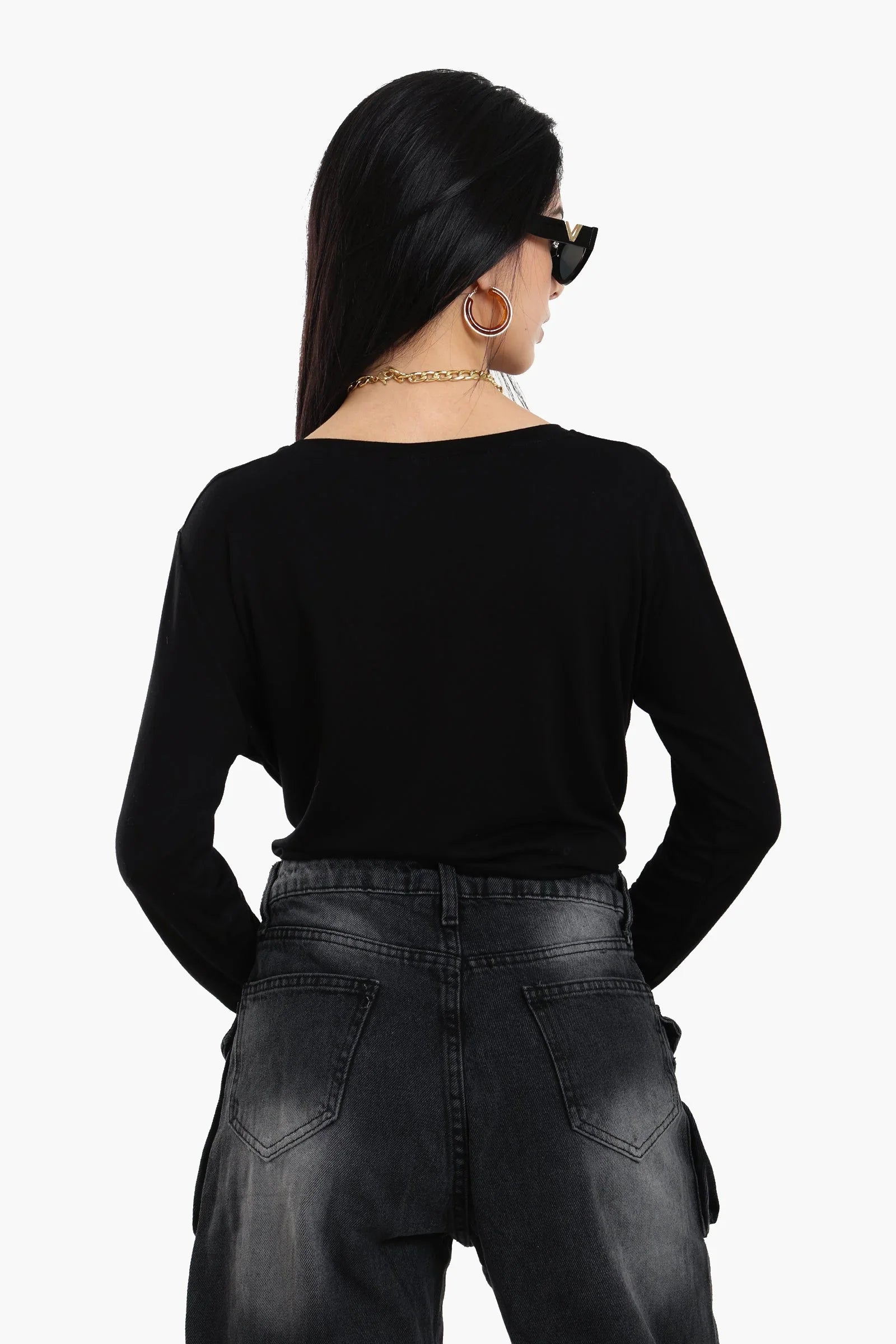 Clue - Long Sleeves Viscose Blouse 4