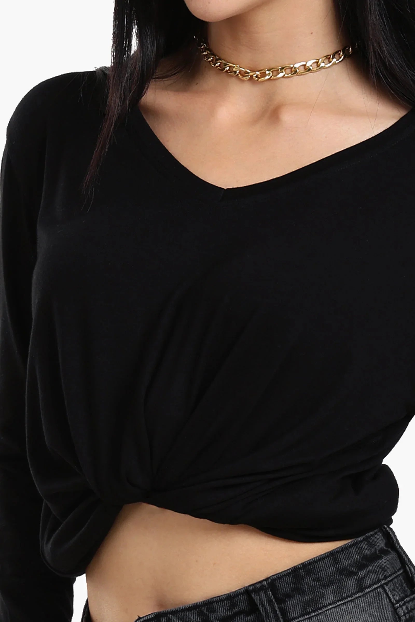 Clue - Long Sleeves Viscose Blouse 5