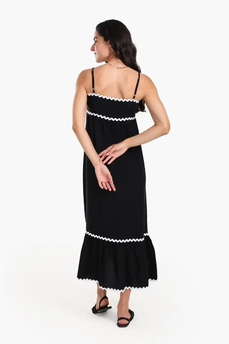 Ric Rac Trim Beach Dress - Carina 3